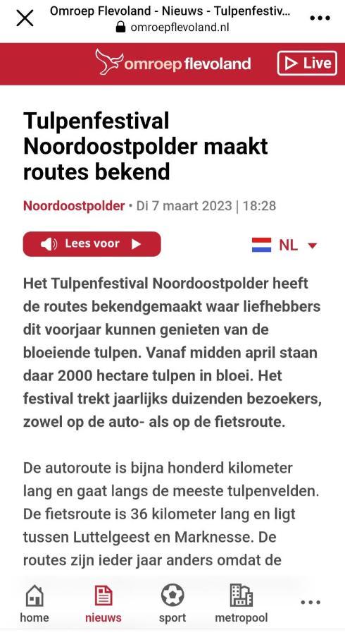 Aan Het Bos - Gelegen Aan De Tulpenroute * Bant